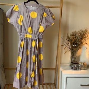 Vintage maxi dress cotton size XS/S